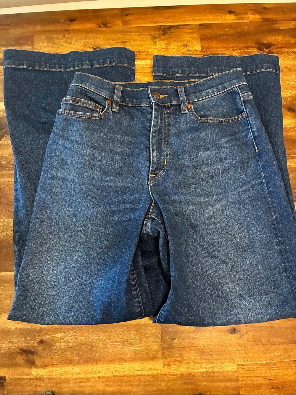 Women’s lands End wide leg jeans